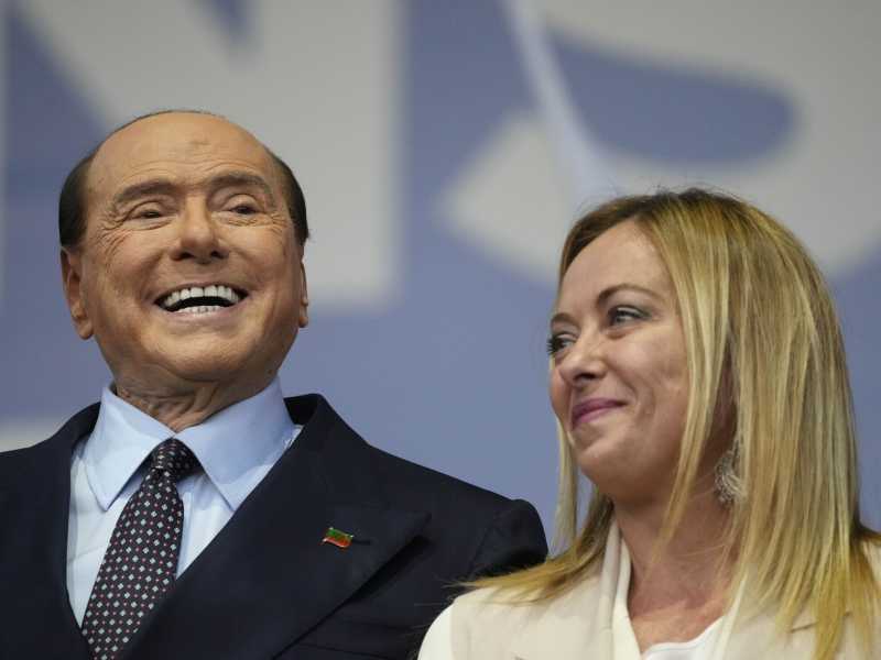 Silvio Berlusconi e Giorgia Meloni (LaPresse)
