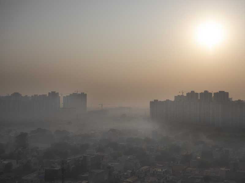 Un'immagine di New Delhi, in India, una delle città con il maggiore tasso di inquinamento (Lapresse)