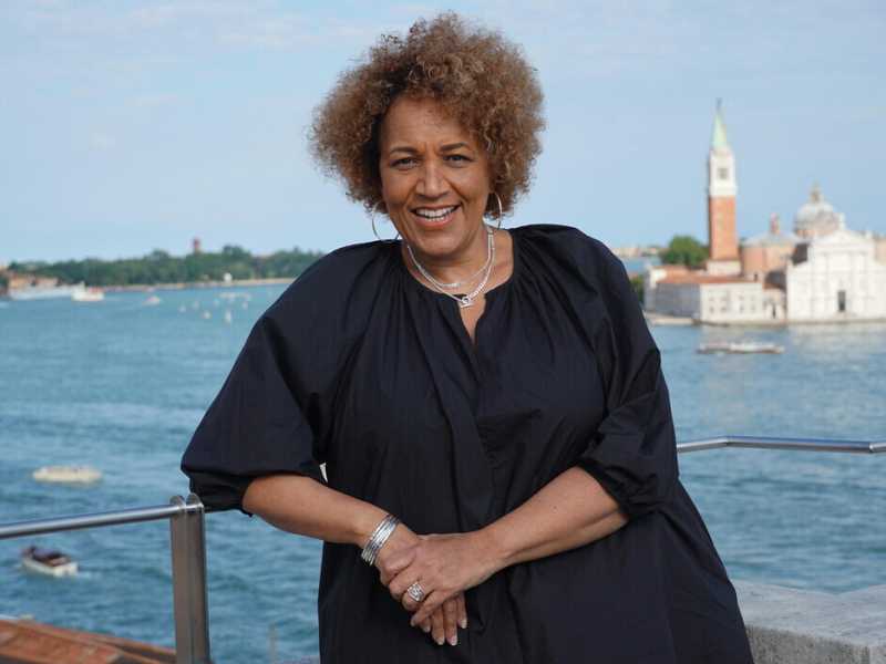 L. Lokko, direttrice della Biennale Architettura (Ansa) <br />