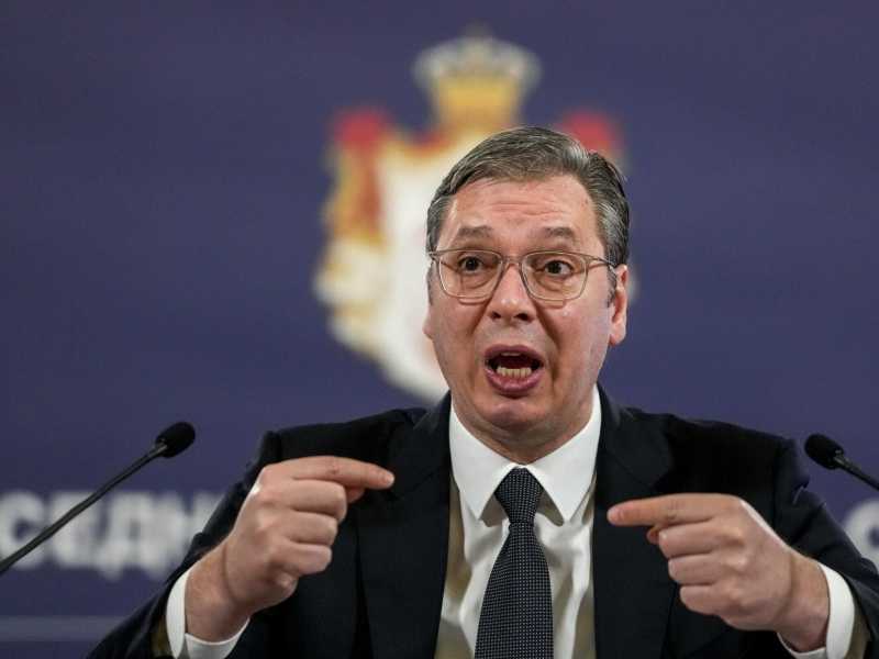 Il presidente serbo&nbsp;<strong style="font-family: Arial, Verdana, sans-serif; font-size: 12px;">Aleksandar Vucic (Lapresse)</strong>