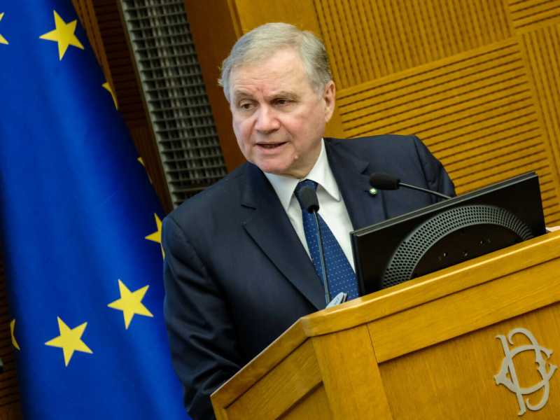 Camera dei Deputati, lectio magistralis del governatore di Banca d’Italia Visco (LaPresse) <br />