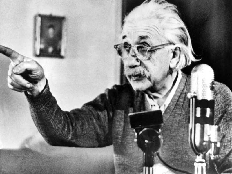 Albert Einstein in America negli anni Cinquanta (©Picture-Alliance/Dpa/Lapresse)<br />