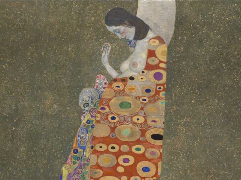 La speranza II di Gustav Klimt, Museum of Modern Art, New York, NY, USA, via Wikimedia Commons <br />