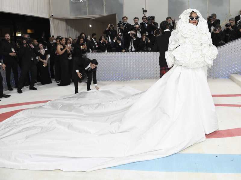 Rihanna al Met Gala 2023 a New York (LaPresse)&nbsp;<br />