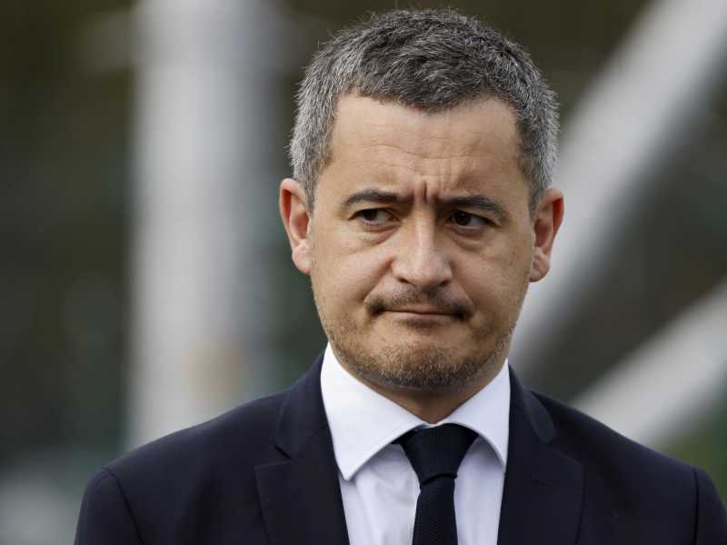 Il ministro dell'Interno francese G&eacute;rald Darmanin (LaPresse)