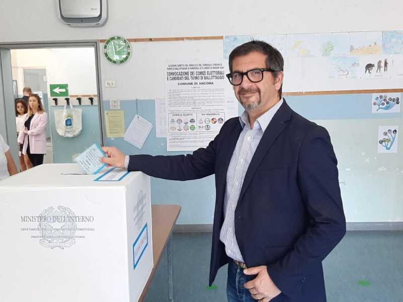 Daniele Silvetti, eletto sindaco di Ancona (Ansa)