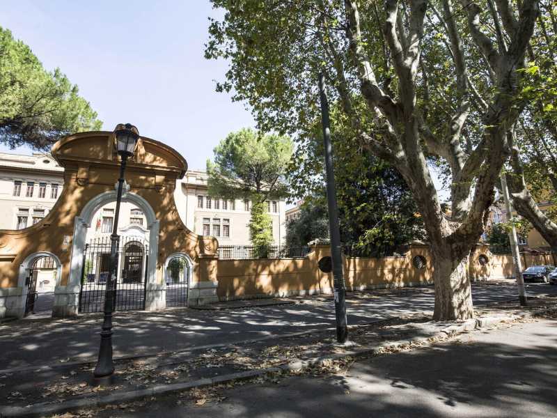  Viale delle Milizie, liceo Mamiani (foto LaPresse - Andrea Panegrossi)<br />