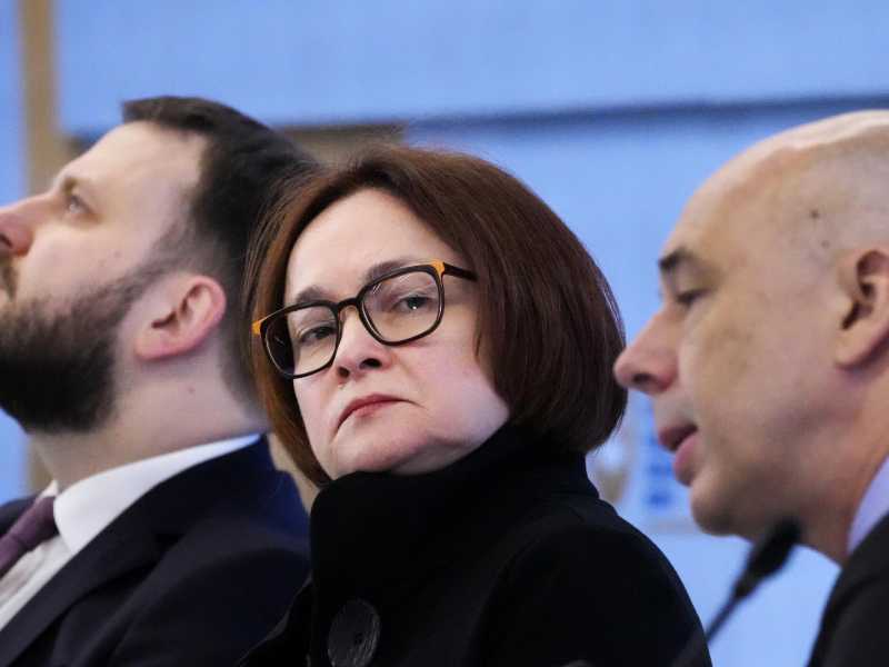 Elvira Nabiullina al Forum di San Pietroburgo (LaPresse)