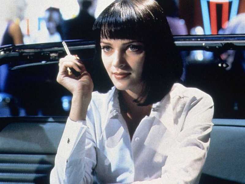 Uma Thurman in "Pulp Fiction" &nbsp;<br />