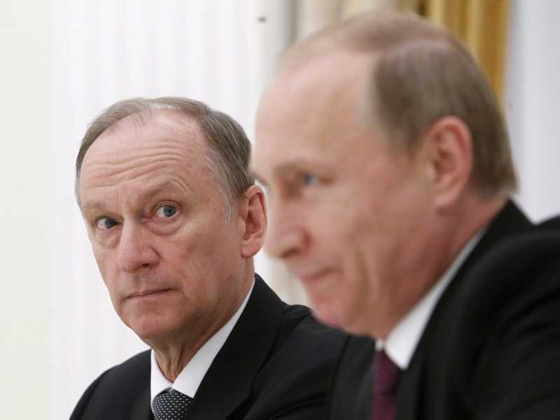 Nikolai Patrushev e Vladimir Putin (Ansa) <br />