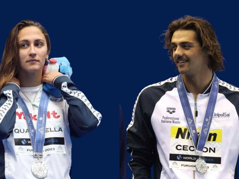 Simona Quadarella e Thomas Ceccon&nbsp;