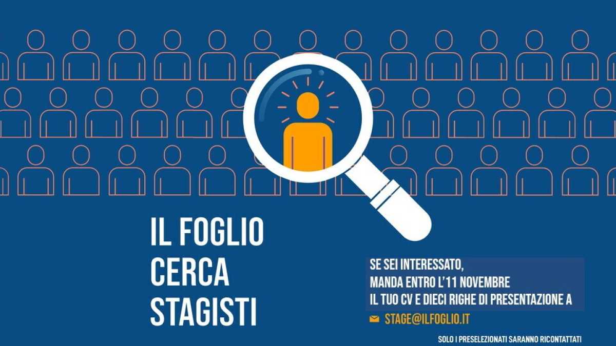 Immagine di Il Foglio cerca stagisti