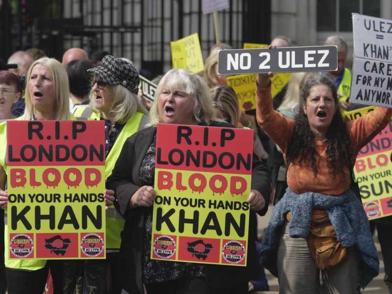 A Londra si vede netta la linea dello scontro sulle politiche green