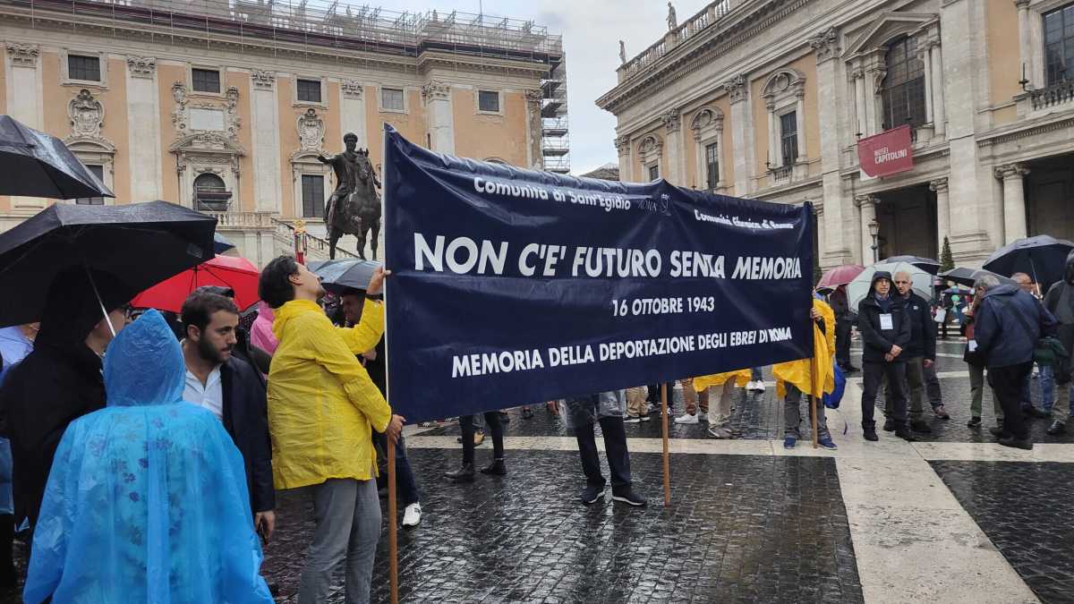 Immagine di Al Ghetto di Roma, 80 anni dopo. Dove il mantra è: "Oggi più che mai dobbiamo esserci"