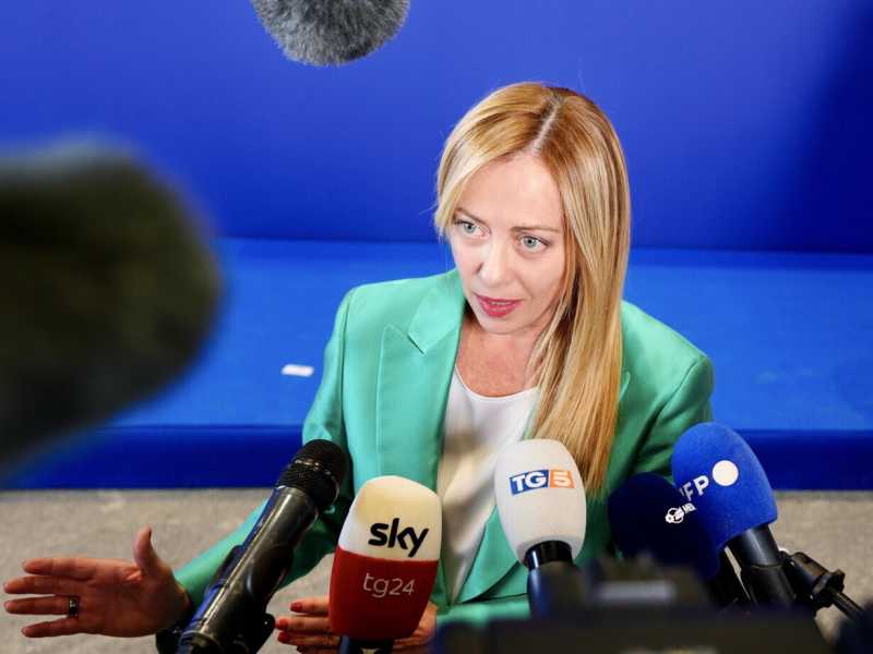 Giorgia Meloni (Ansa)