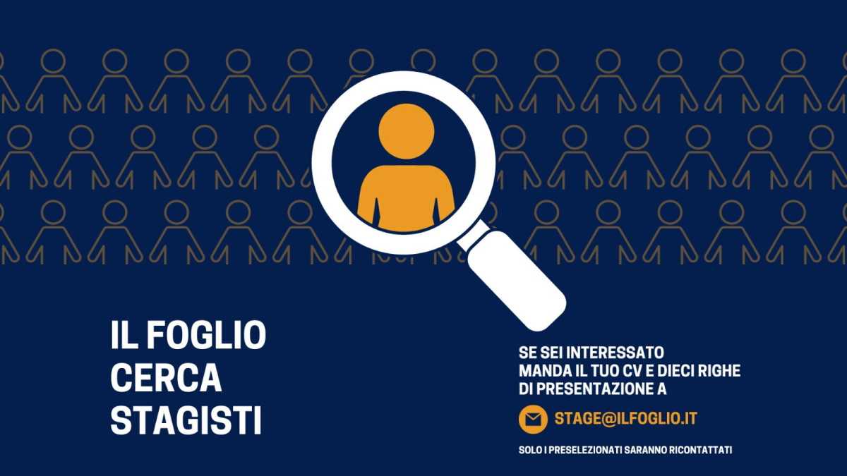 Immagine di Il Foglio cerca stagisti