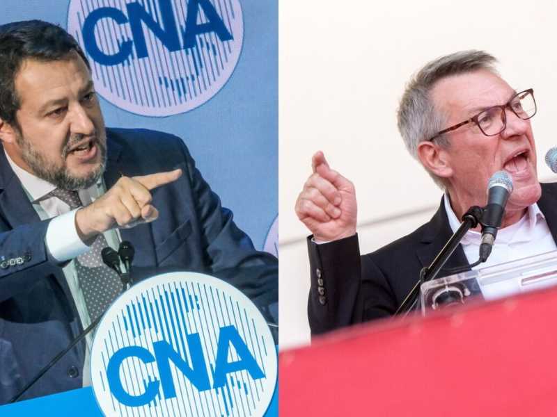 Salvini e Landini, gemelli diversi sullo sciopero