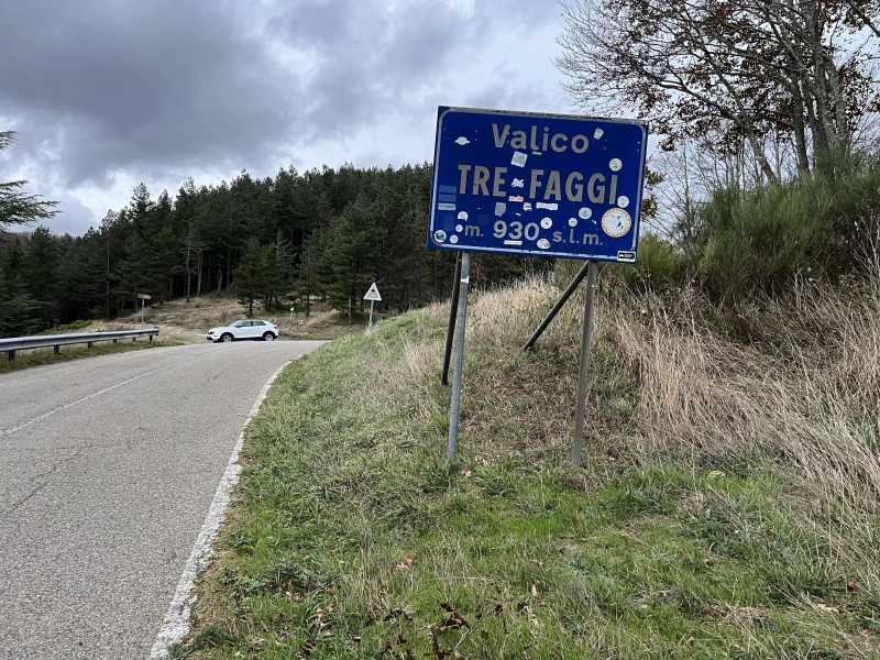 Il valico dei Tre faggi (foto di Andrea Trapani)