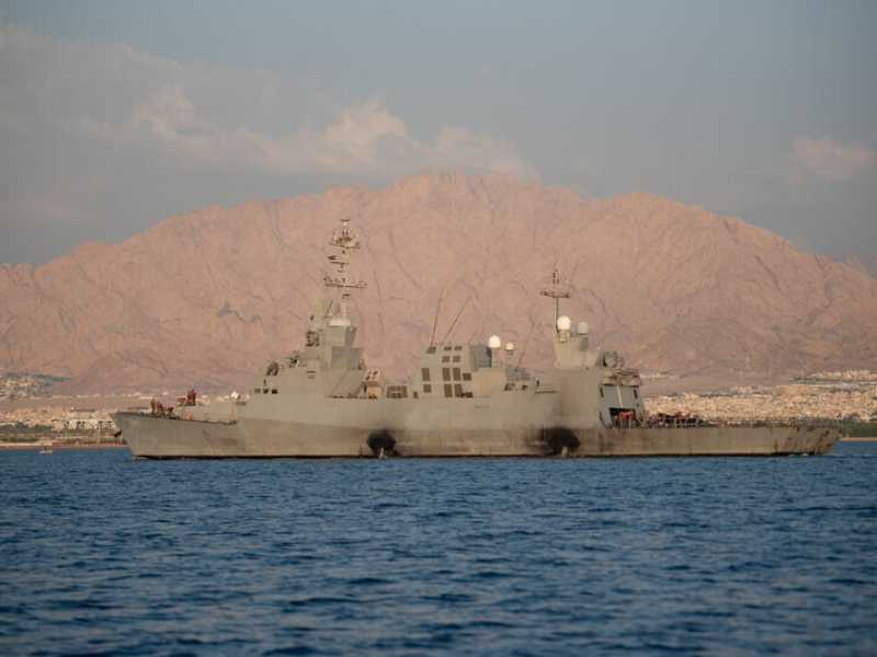 Nave da guerra israeliana (Foto di Israel Defence Forces/Anadolu tramite Getty Images)&nbsp;<br />