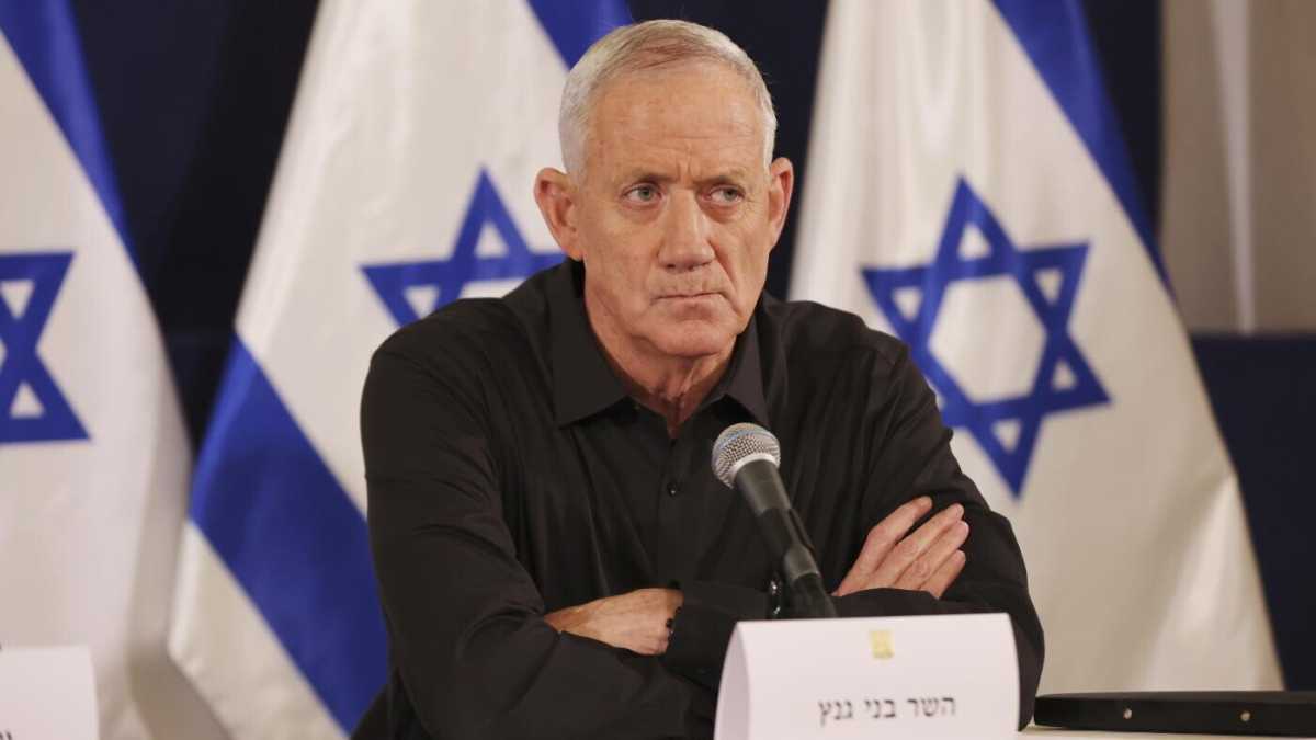 Immagine di Benny Gantz rimprovera Bibi e dice che serve Biden per eliminare Hamas