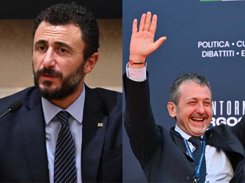 &nbsp;Emanuele Pozzolo (a sinistra) e Andrea Delmastro (a destra) - foto Ansa