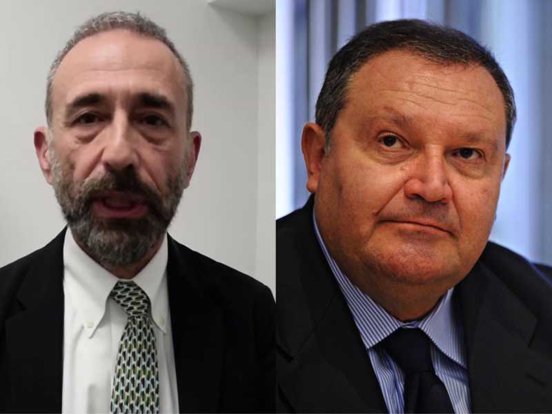 &nbsp;Marcello Degni e Tommaso Miele - foto Youtube e Ansa