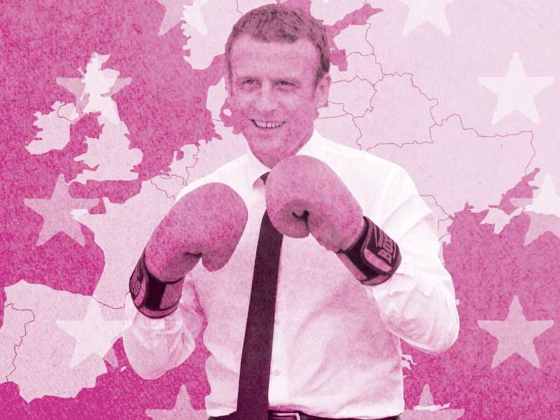 Macron è pronto a fare a pugni per le Europee