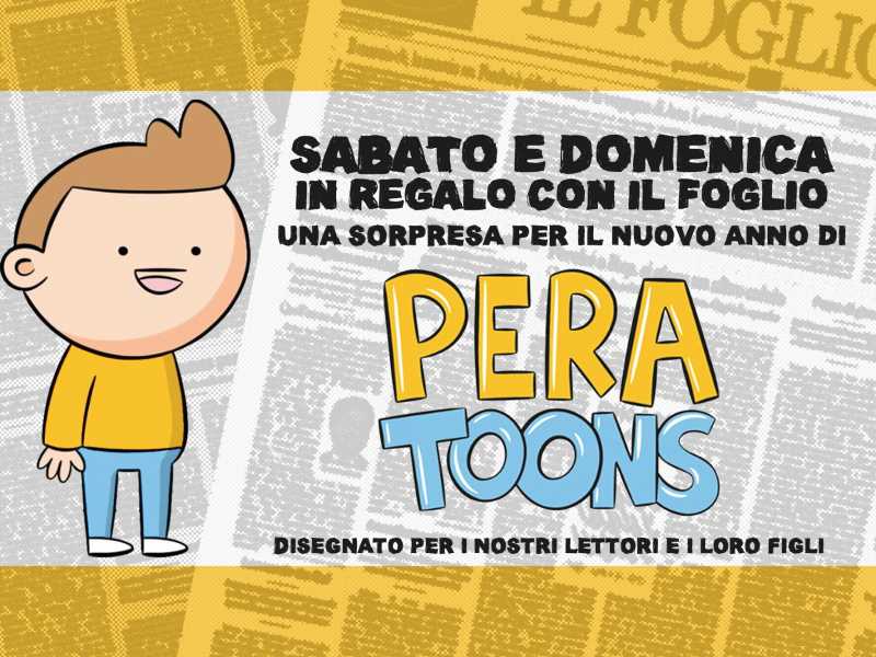 Una sorpresa di Pera Toons in regalo con il Foglio