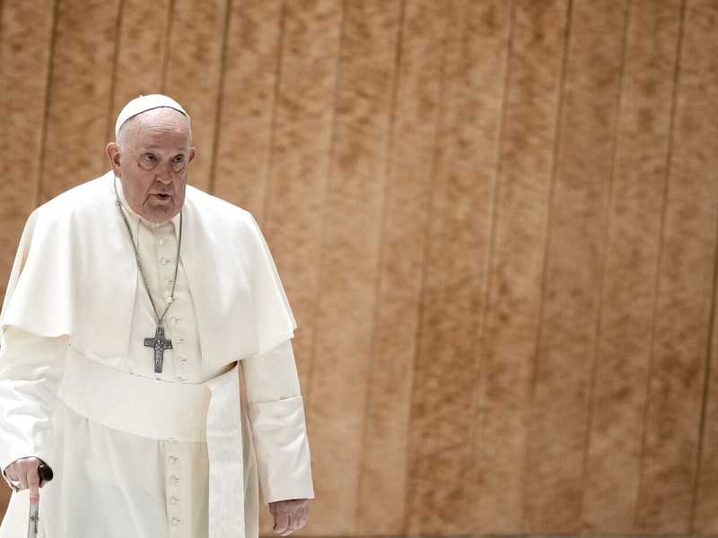 Papa Francesco (foto di Andrew Medichini per Ap, via LaPresse)<br /> <br />