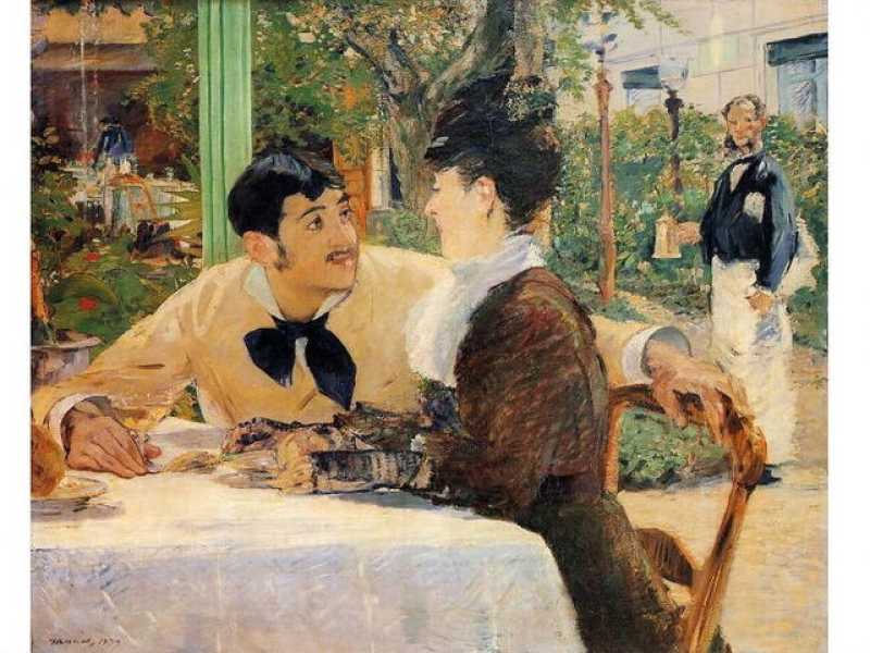 Édouard Manet, Chez le Père Lathuille, 1879 <br />