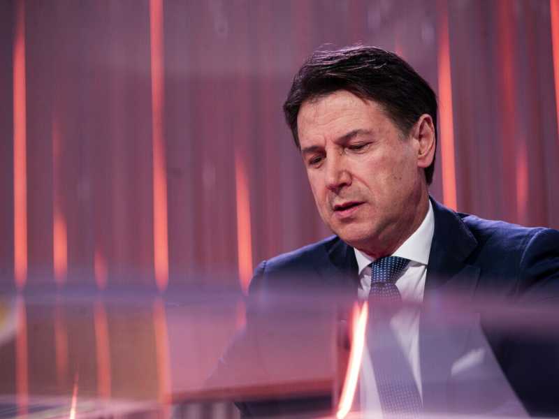 Giuseppe Conte (Ansa)