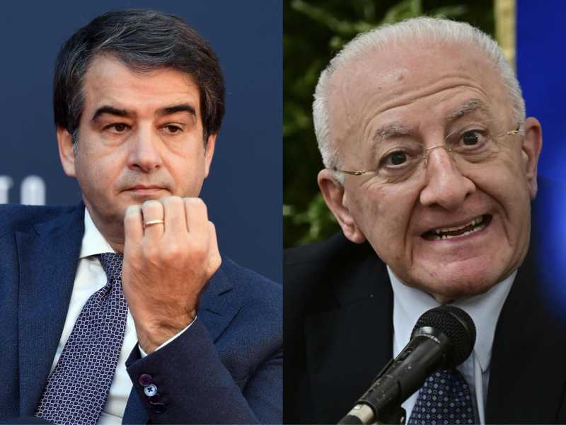 &nbsp;Raffele Fitto e Vincenzo De Luca - foto Ansa