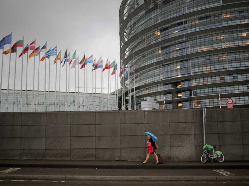 Strasburgo La sede del Parlamento europeo - Christopher Furlong/Getty Images <br />