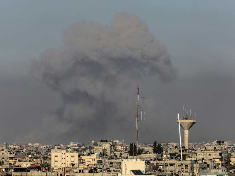 GAZA Photo by Abed Rahim Khatib/Anadolu via Getty Images <br />