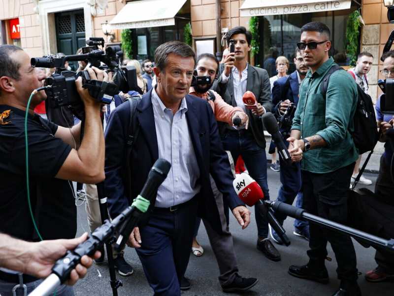  Il sindaco di Bergamo Giorgio Gori, che ha annunciato la sua candidatura alle prossime elezioni europee - foto Ansa