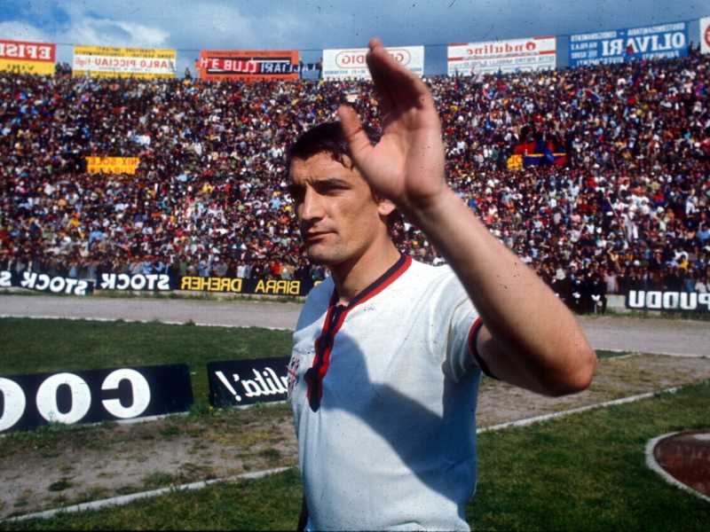 È morto Gigi Riva (foto Ansa)