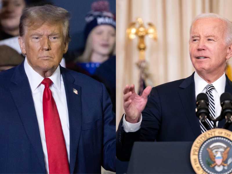 &nbsp;Donald Trump e Joe Biden - foto Ansa