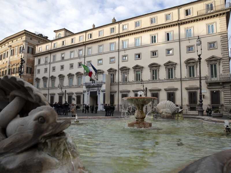 &nbsp;Palazzo Chigi - foto Ansa