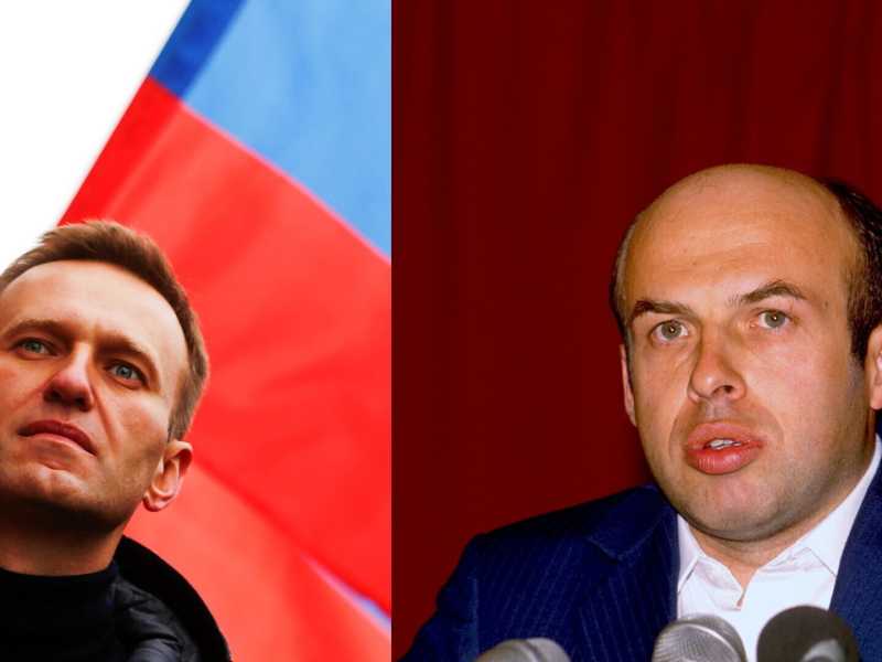 Alexei Navalny e Natan Sharansky 