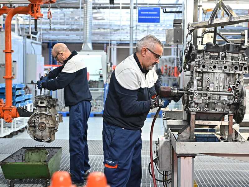 &nbsp;Lo stabilimento Stellantis a Mirafiori, Torino - foto Ansa