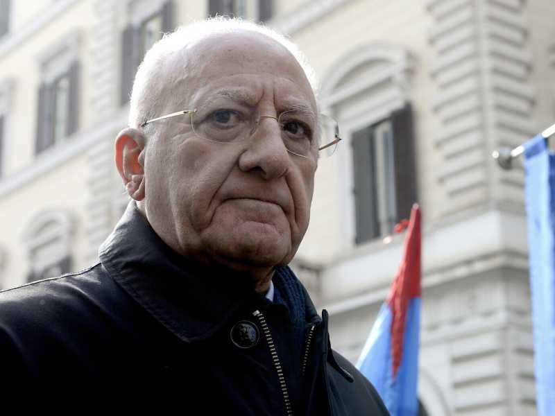 &nbsp;Vincenzo de Luca - foto via Getty Images