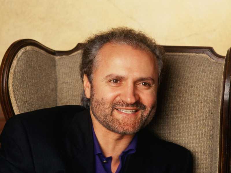 &nbsp;Gianni Versace nel 1991 a Los Angeles