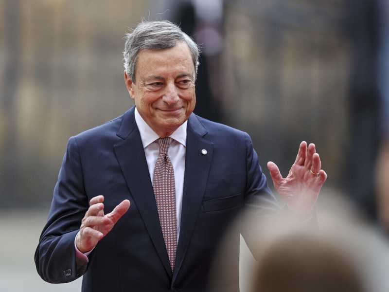  Mario Draghi - foto Ansa