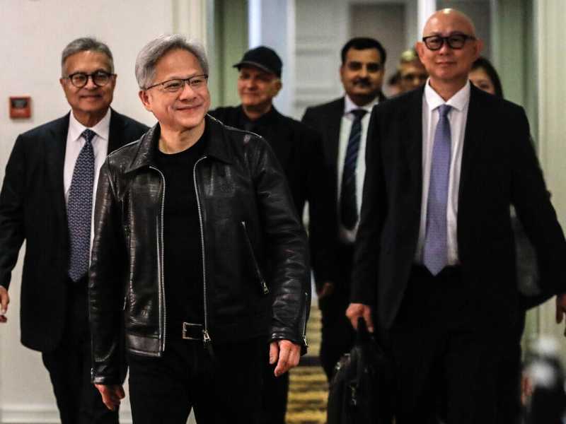 Jensen Huang, foto Ansa <br />