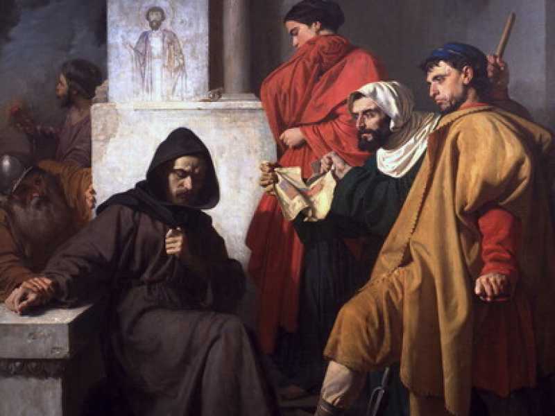 Domenico Morelli, &ldquo;Gli iconoclasti&rdquo;, 1855, (olio su tela, cm 262 x 213)&nbsp;<br />