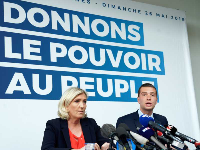  Marine Le Pen e Jordan Bardella (Gettyimages)
