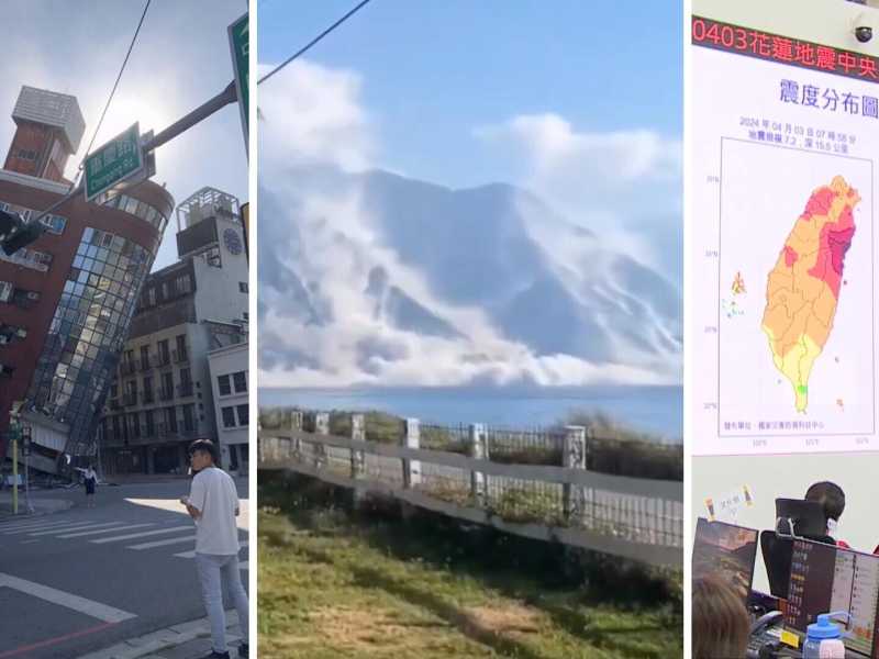 Taiwan è stata colpita dal più grande terremoto degli ultimi 25 anni