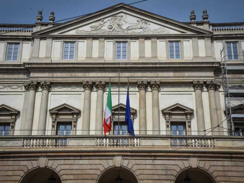  Teatro alla Scala a Milano - foto Ansa