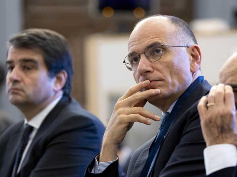  Enrico Letta - foto Ansa