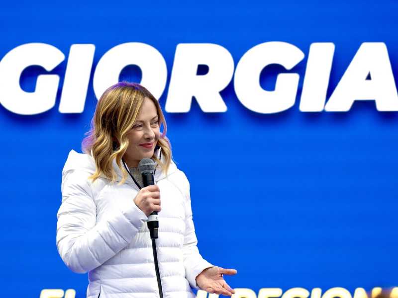 &nbsp;La premieri Giorgia Meloni - foto LaPresse